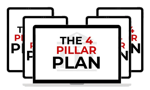The 4 pillar plan product logo.