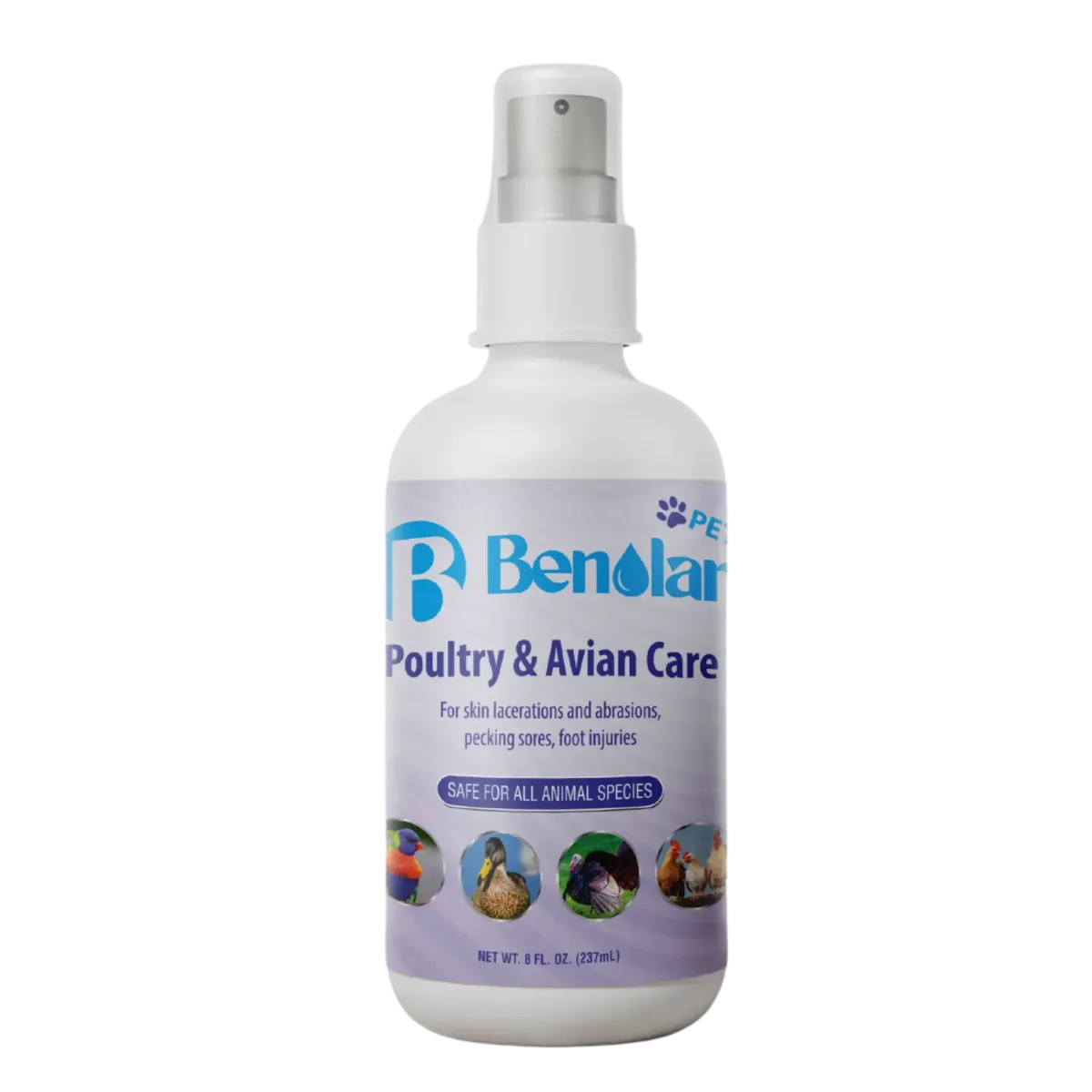 Bottle of Benolar next to its packaging