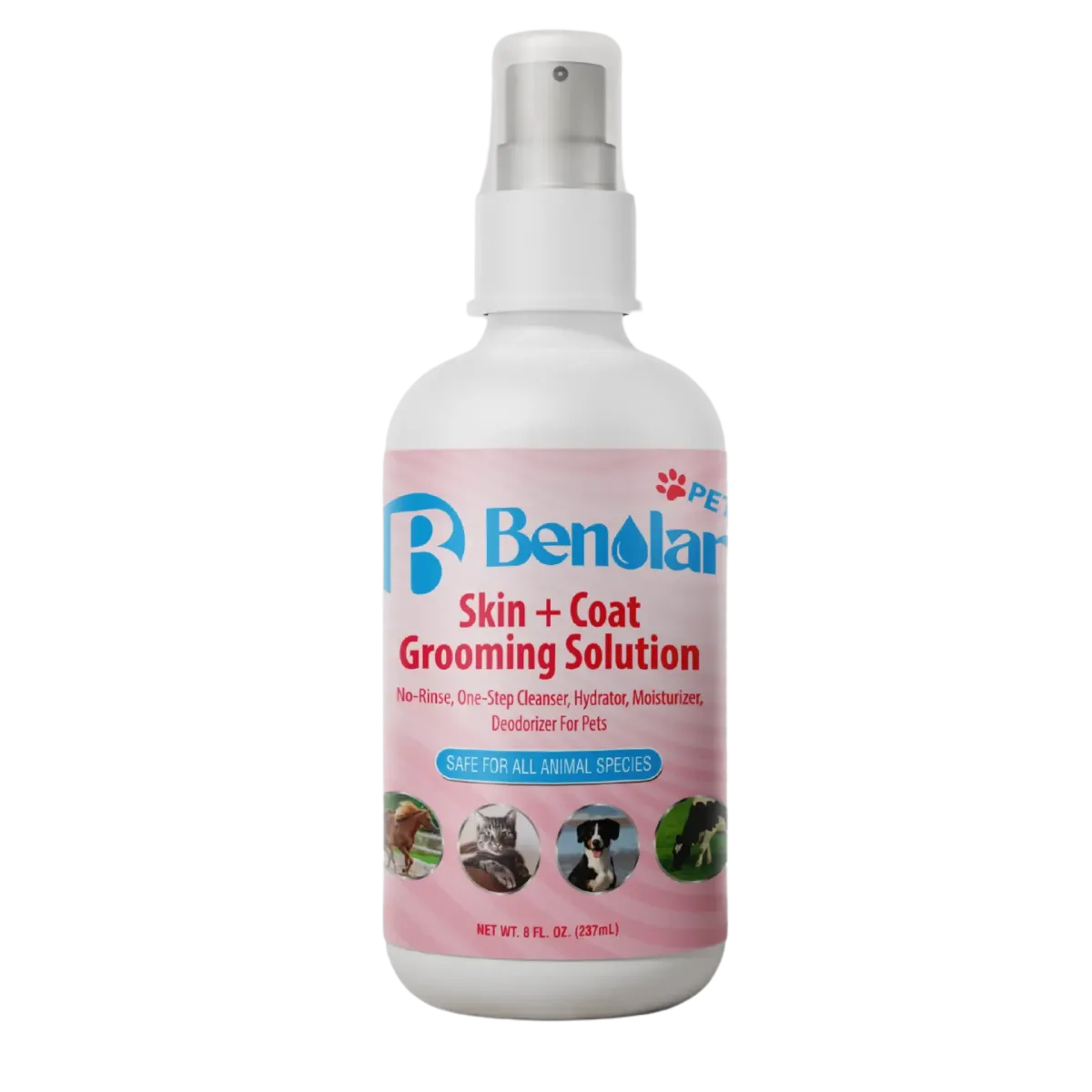 Bottle of Benolar next to its packaging