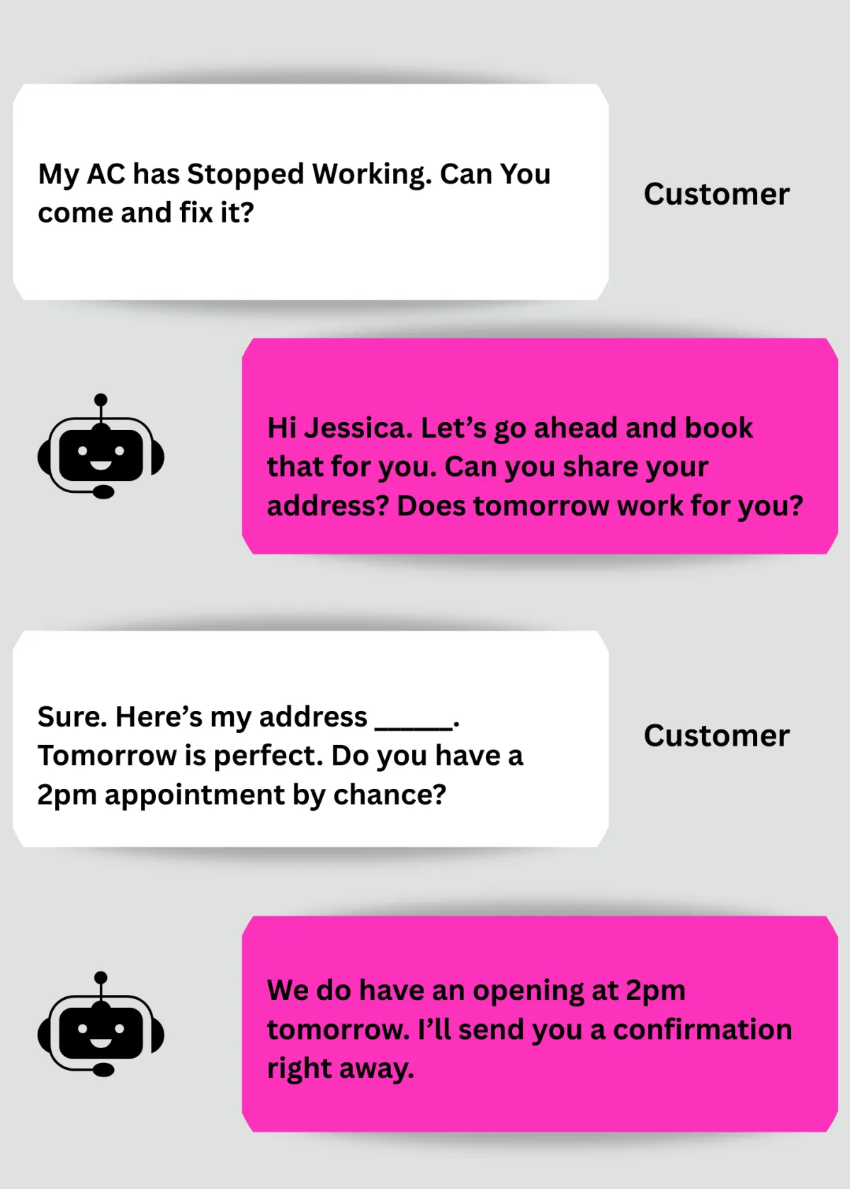 Small business owner receiving a review notification on their phone