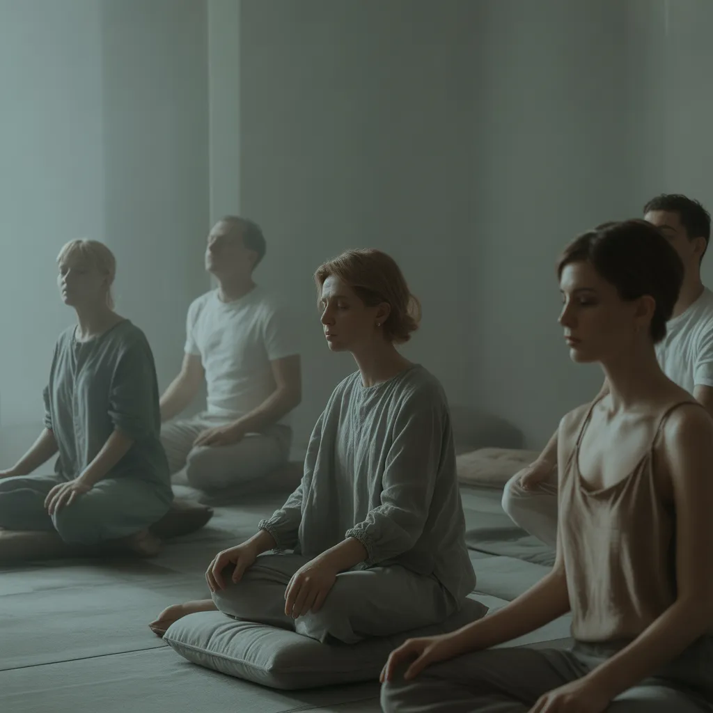 Calm, organized living space with natural light and soft tones