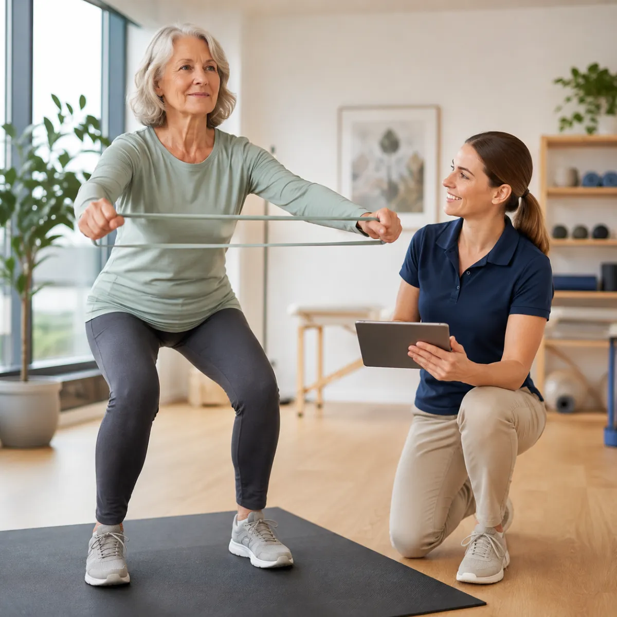 Clinical rehabilitative diagram mapping long-term muscular recovery