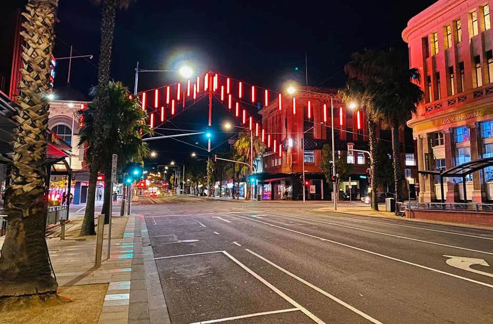 Catenary lights (Malop and Moorabool Streets), Geelong