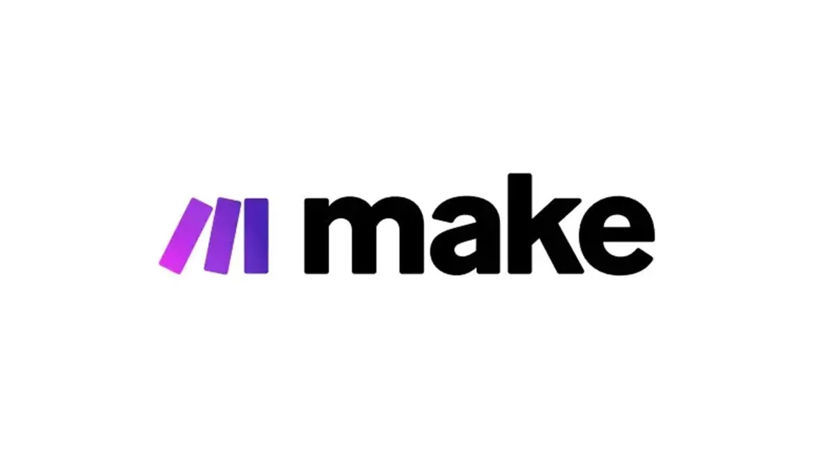 Make logo representing visual automation and app integration platform