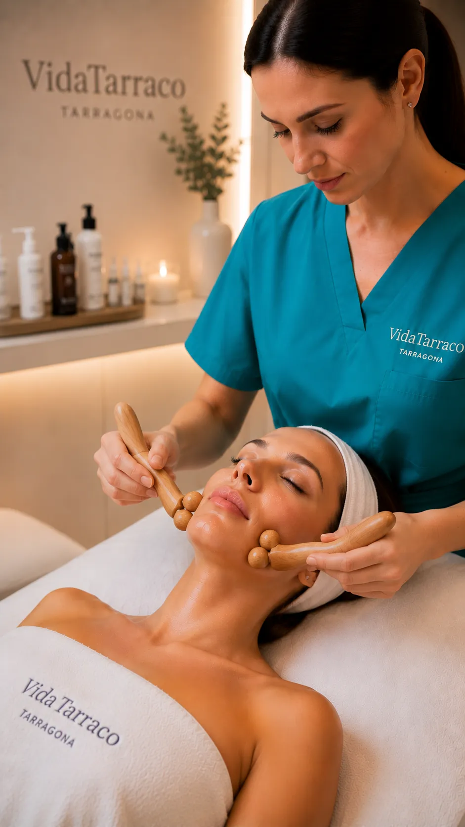 Maderoterapia facial en Tarragona