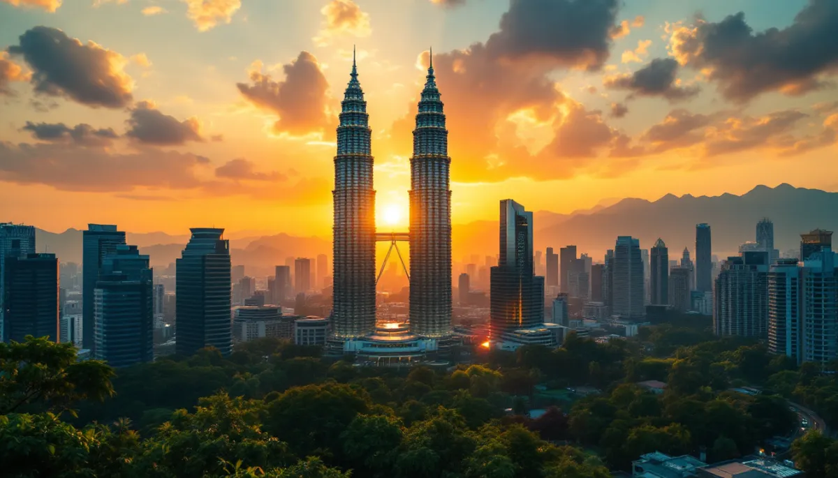 Kuala Lumpur skyline reflecting economic growth and ringgit strength in 2026