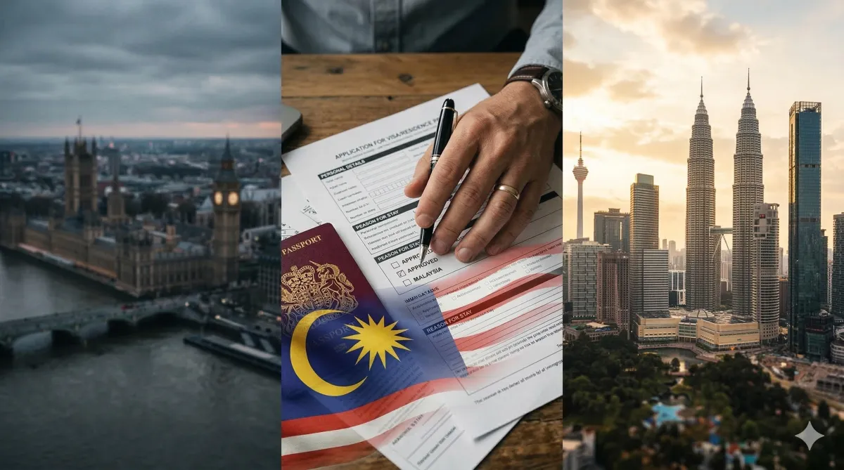 Malaysian immigration office building representing MM2H visa application for UK expats