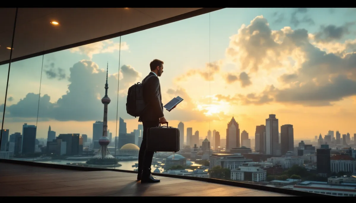 Dutch professional transitioning from Netherlands to Southeast Asia with financial planning documents