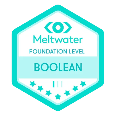 Meltwater Boolean Certification