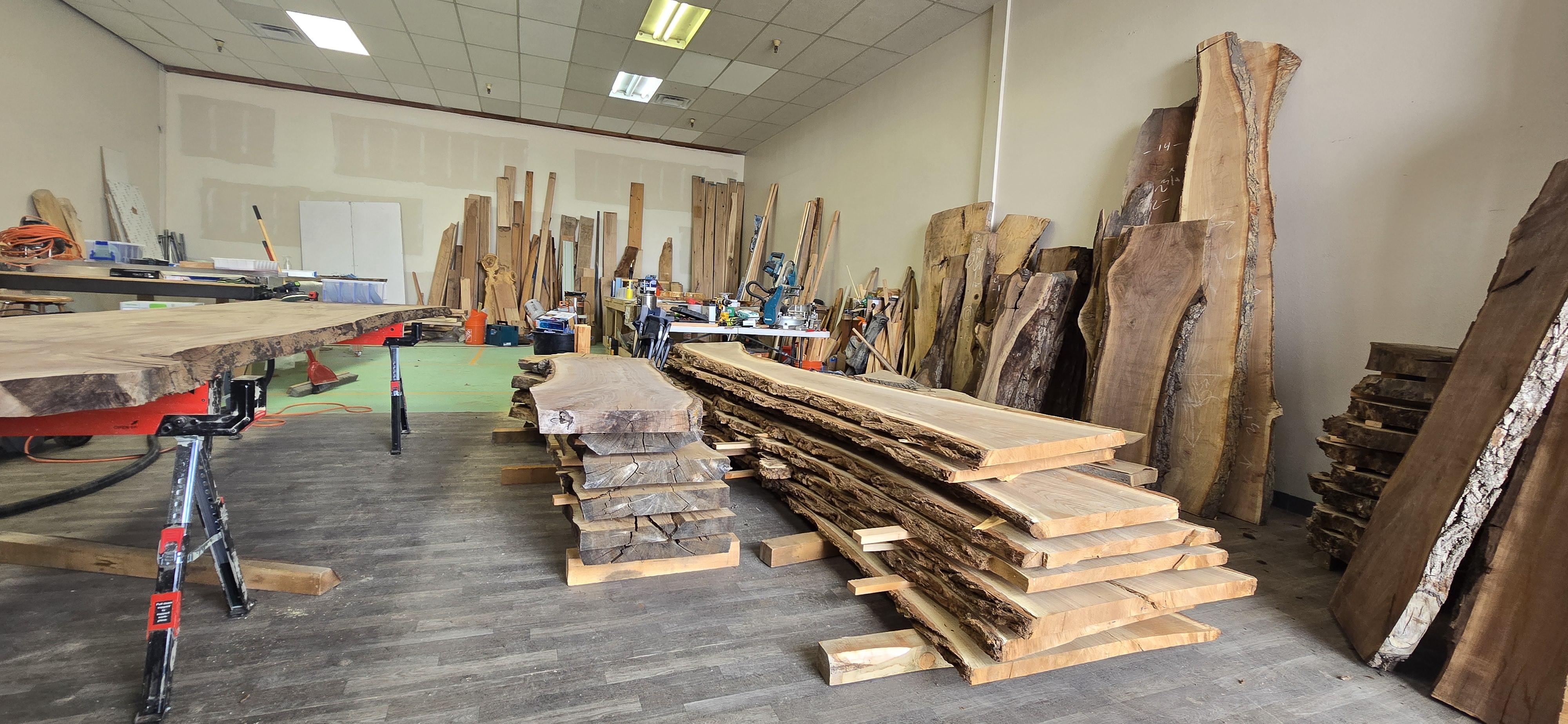 Meticulous handcrafting process in the studio