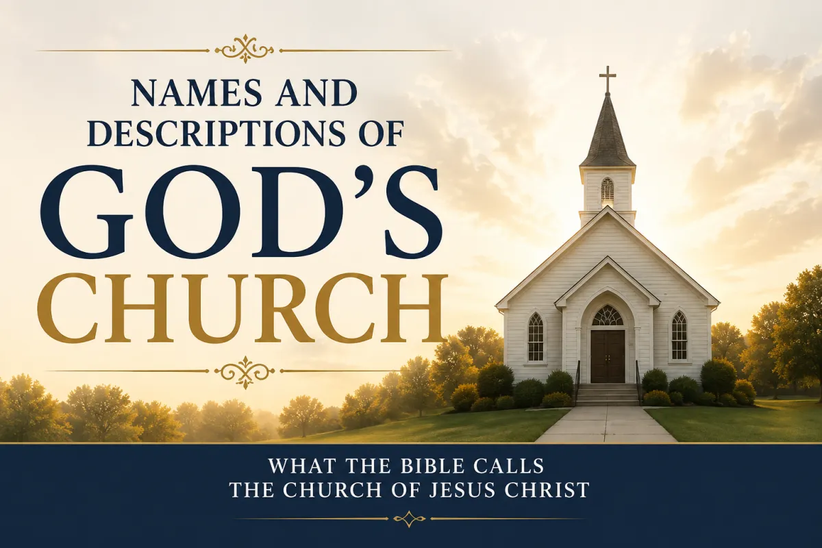 Names and Descriptions of Gods Church Cover image