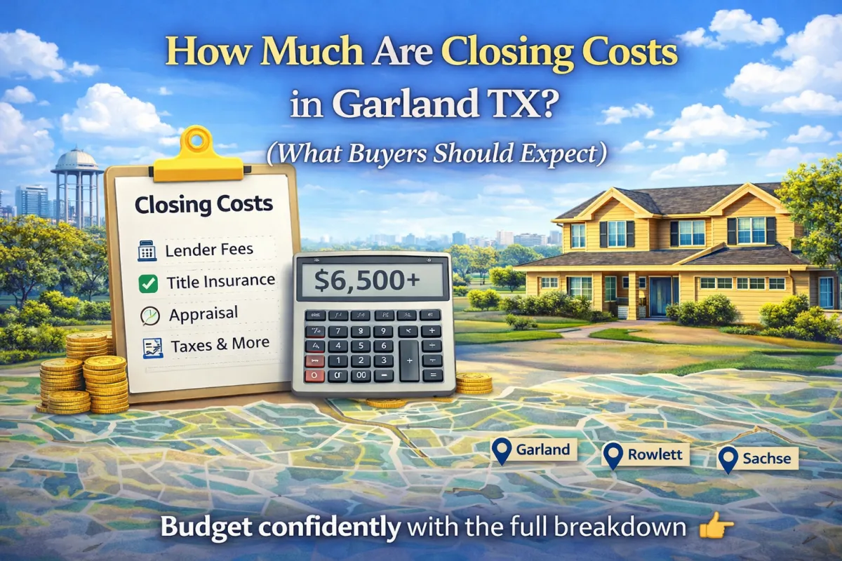 How much are closing costs in garland tx
