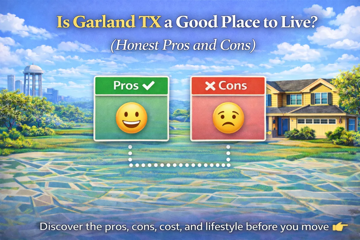 is Garland a good place to live - pros and cons