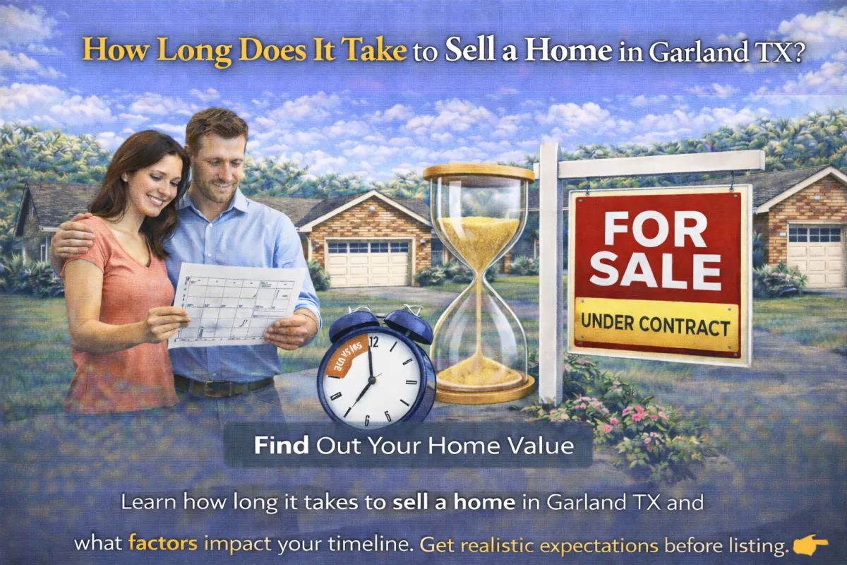 How long to sell home in Garland Tx