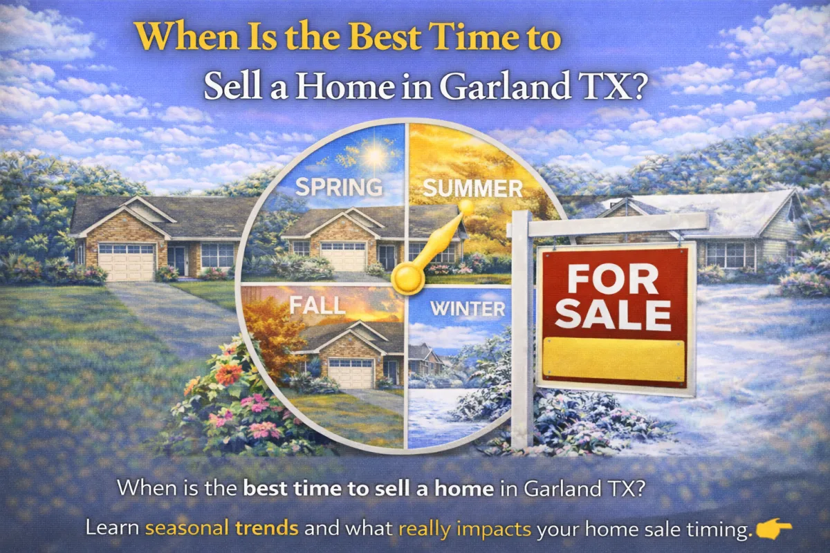 When is the Best time to sell a home in Garland Tx