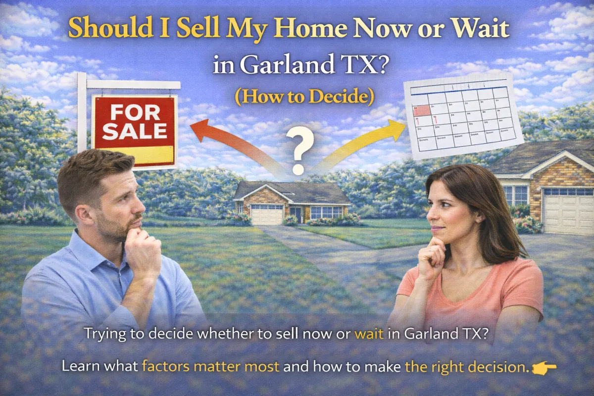 Should I sell my home in garland now