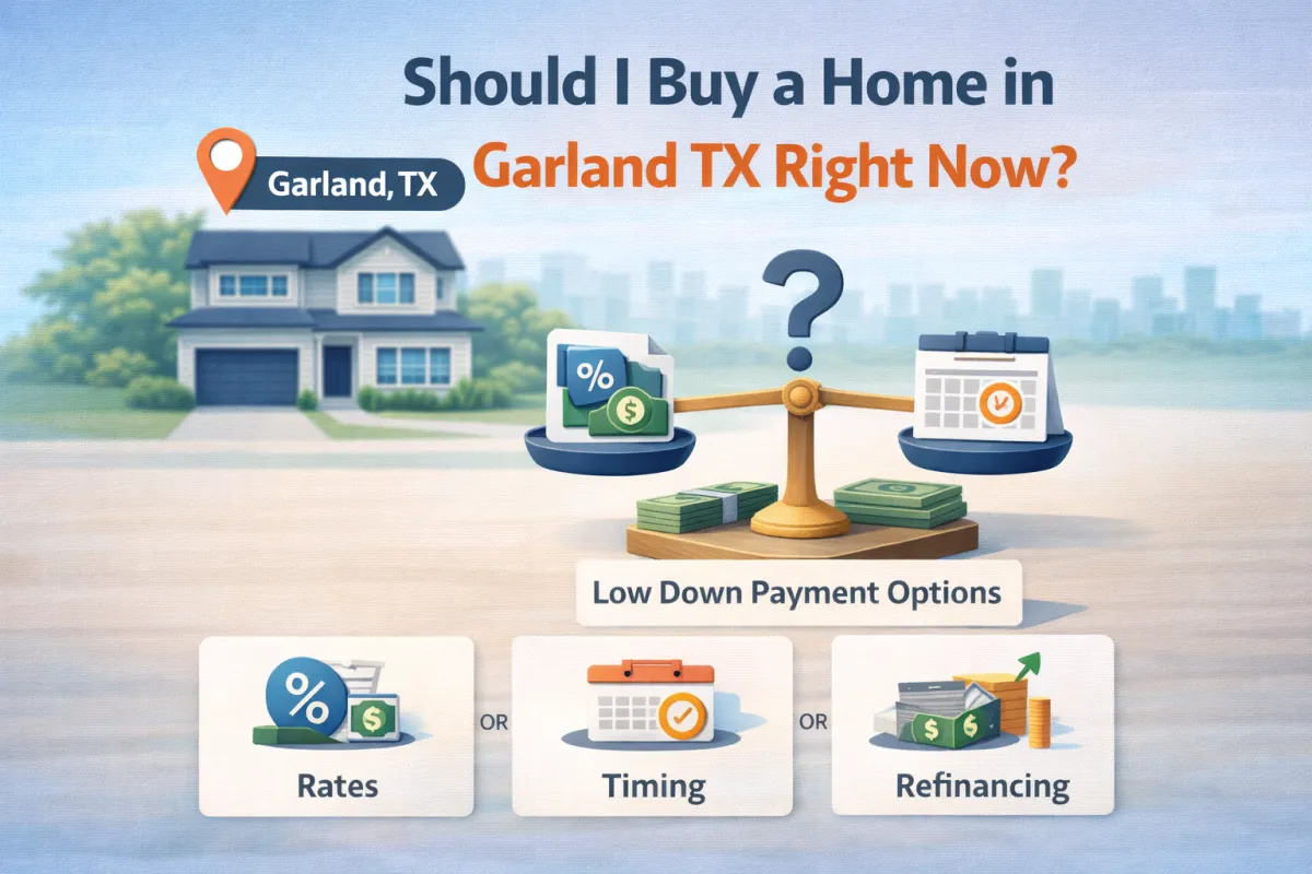 Should I buy a home in Garland Tx right now