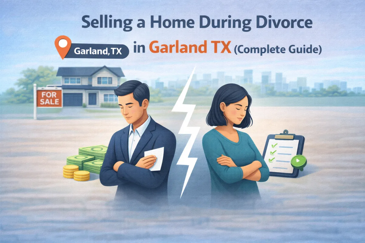 Selling a Home During Divorce in Garland TX (Complete Guide)