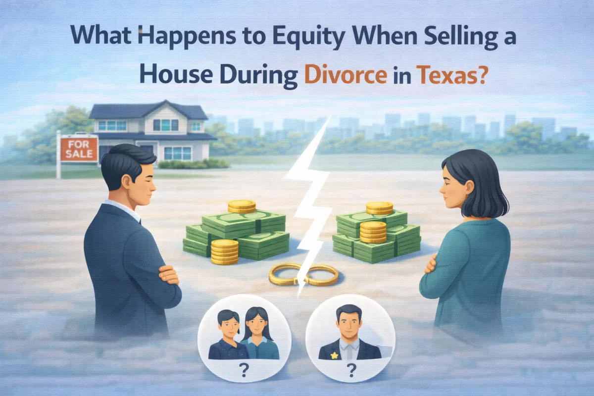 What Happens to Equity When Selling a House During Divorce in Texas?