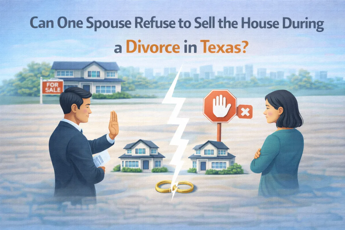 Can One Spouse Refuse to Sell the House During a Divorce in Texas?