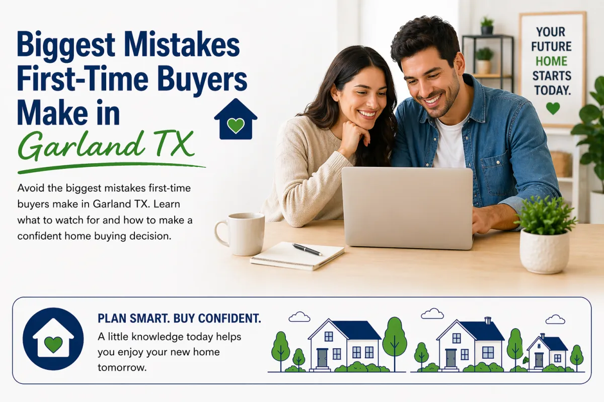 Biggest Mistakes First-Time Buyers Make in Garland TX