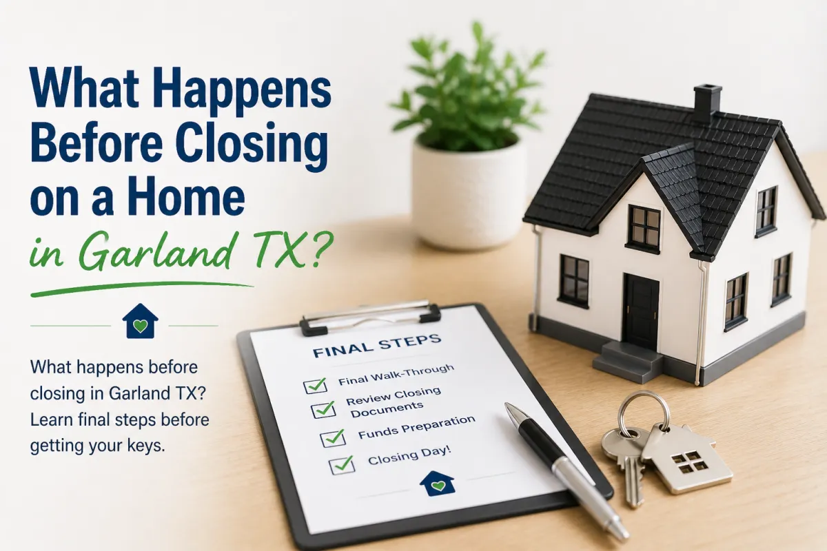 What Happens Before Closing on a Home in Garland TX?