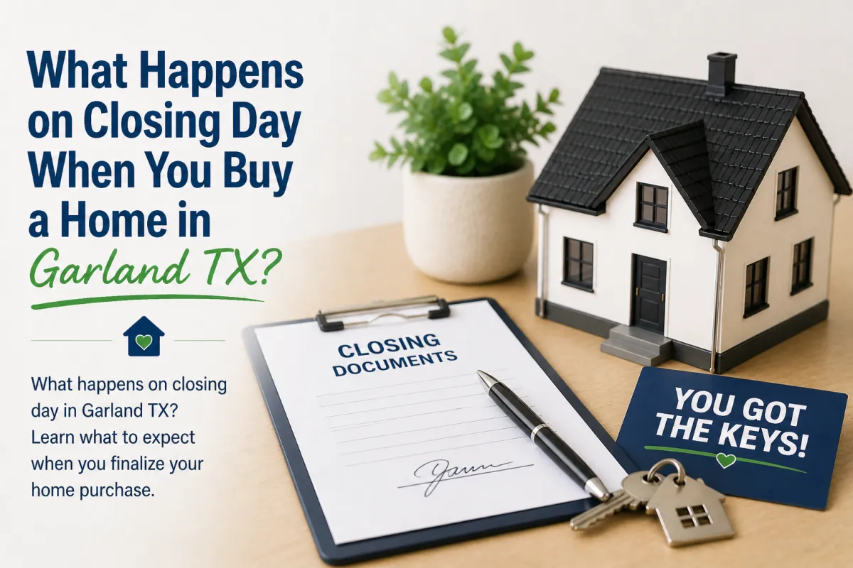 What Happens on Closing Day When You Buy a Home in Garland TX?