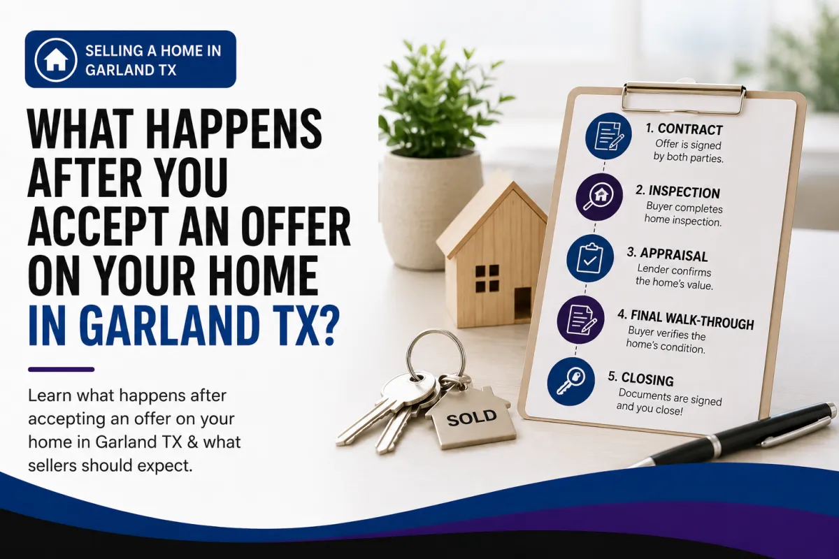 What Happens After You Accept an Offer on Your Home in Garland TX?