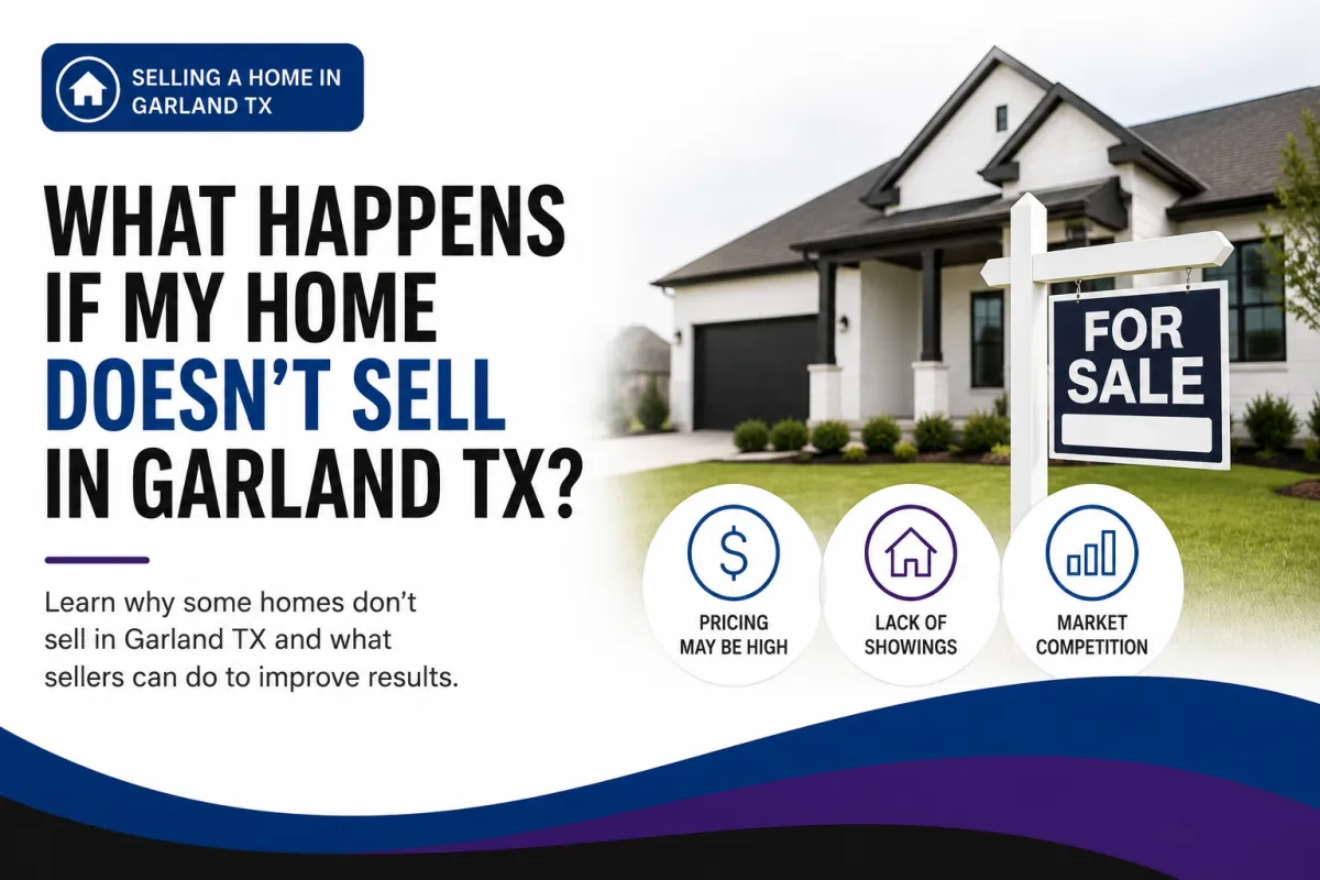 What Happens If My Home Doesn’t Sell in Garland TX