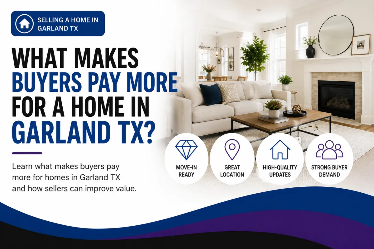 What Makes Buyers Pay More for a Home in Garland TX?