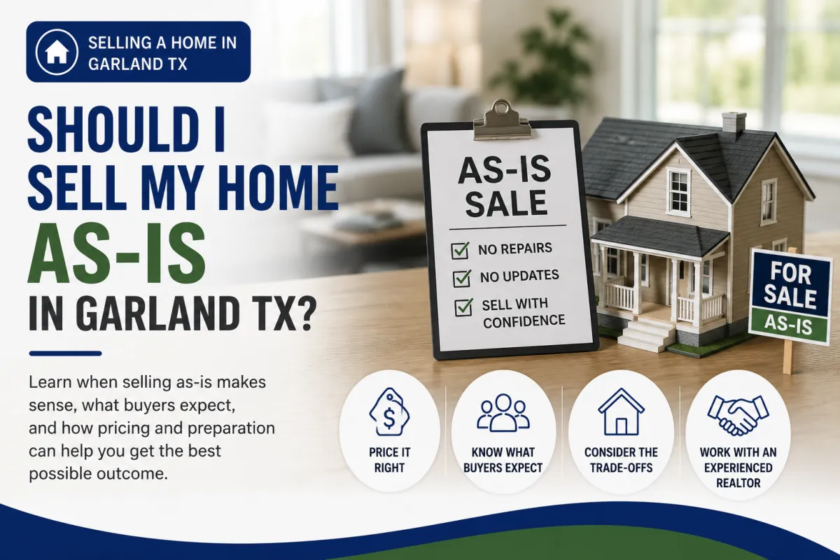 Should I Sell My Home As-Is in Garland TX