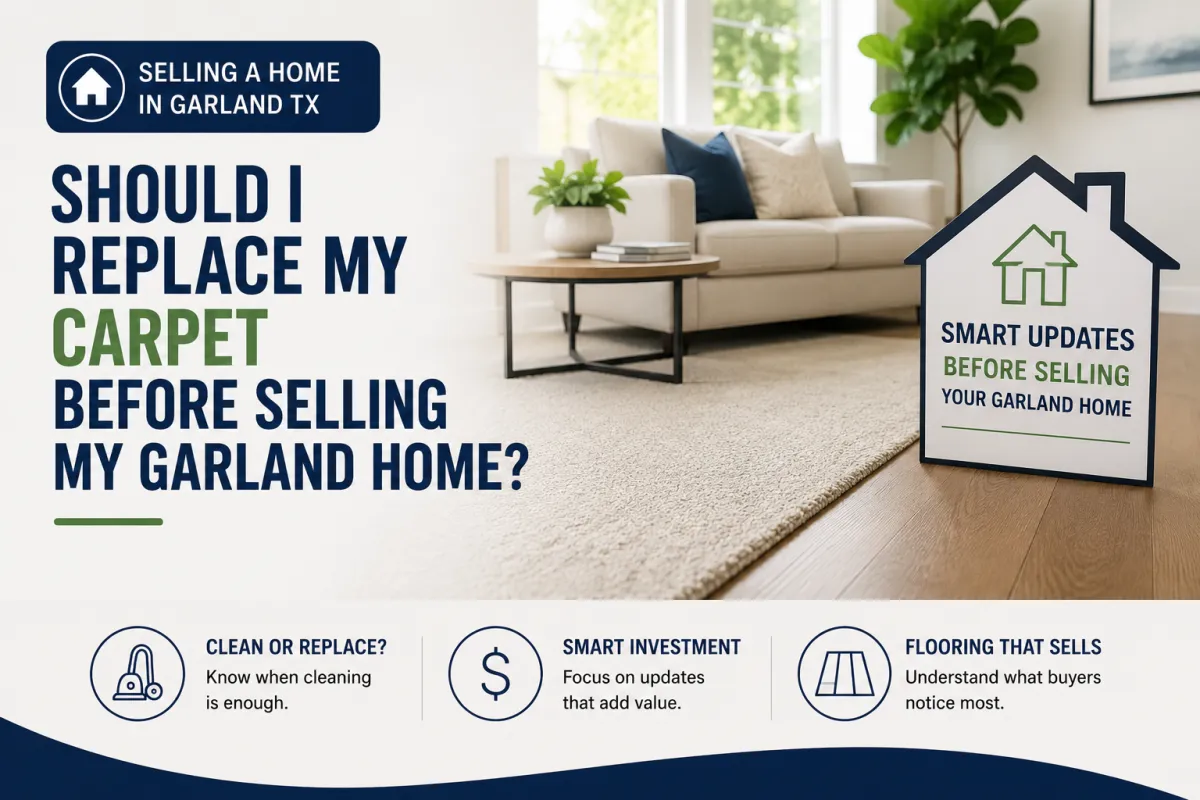 Should I Replace My Carpet Before Selling My Garland Home?