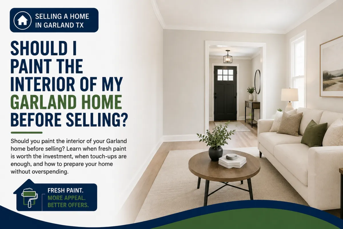 Should I Paint the Interior of My Garland Home Before Selling