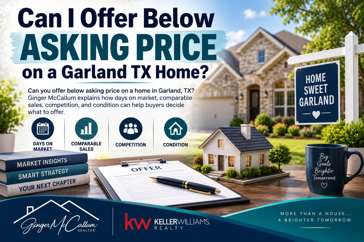 Can I Offer Below Asking Price on a Garland TX Home
