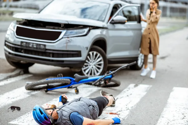 Cyclist Hit
