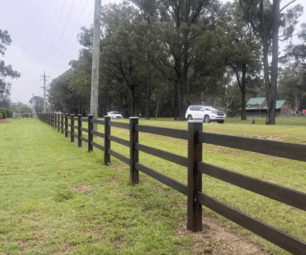 Timber Fence Painting 