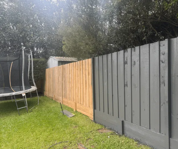 Timber Fence Painting 