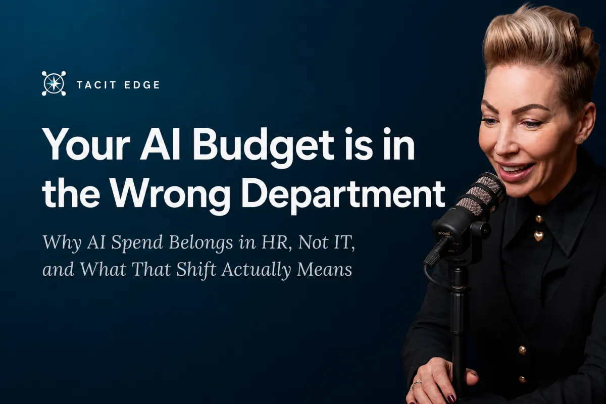 Your AI Budget is in the Wrong Department