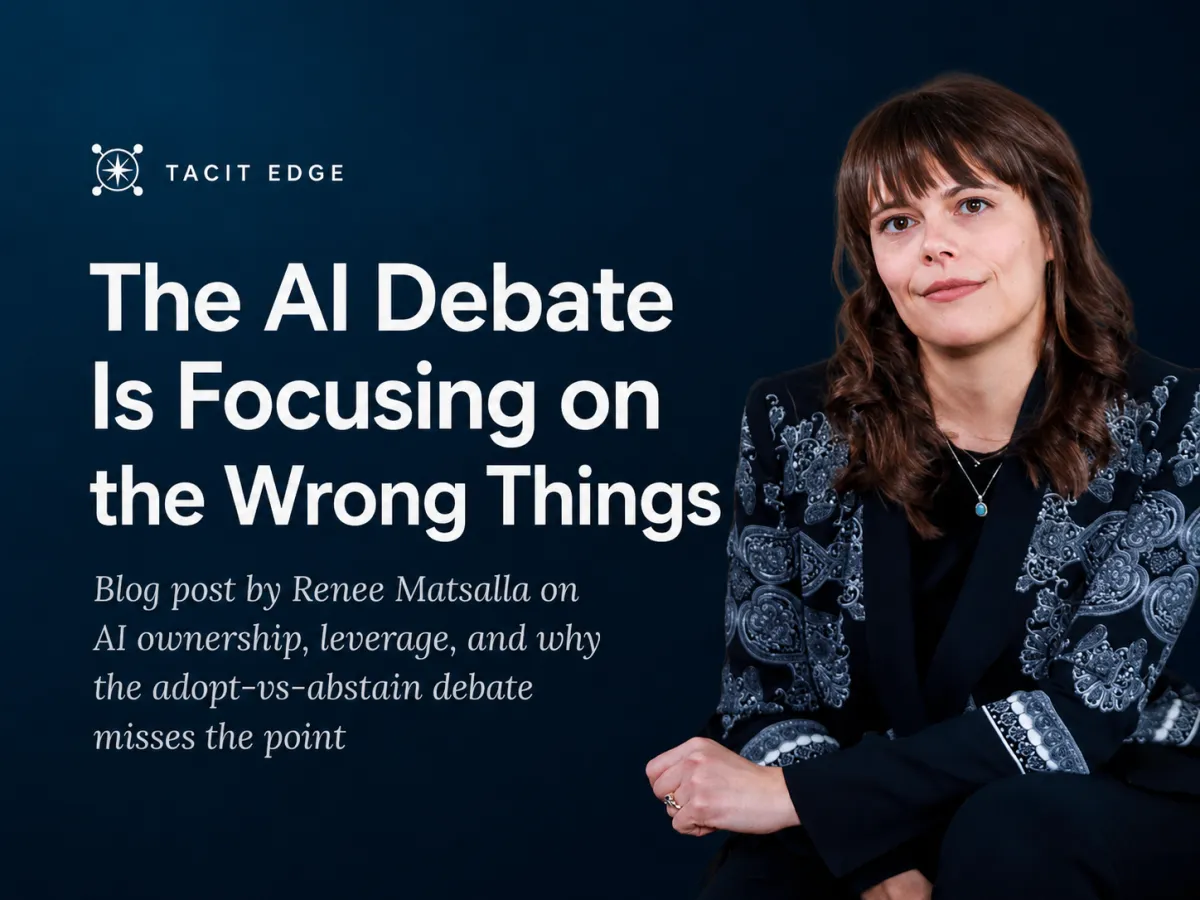 The AI Debate Is Focusing on the Wrong Things