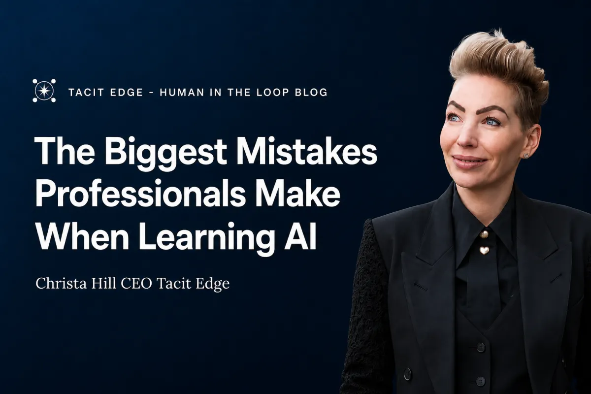 The Biggest Mistakes Professionals Make When Learning AI