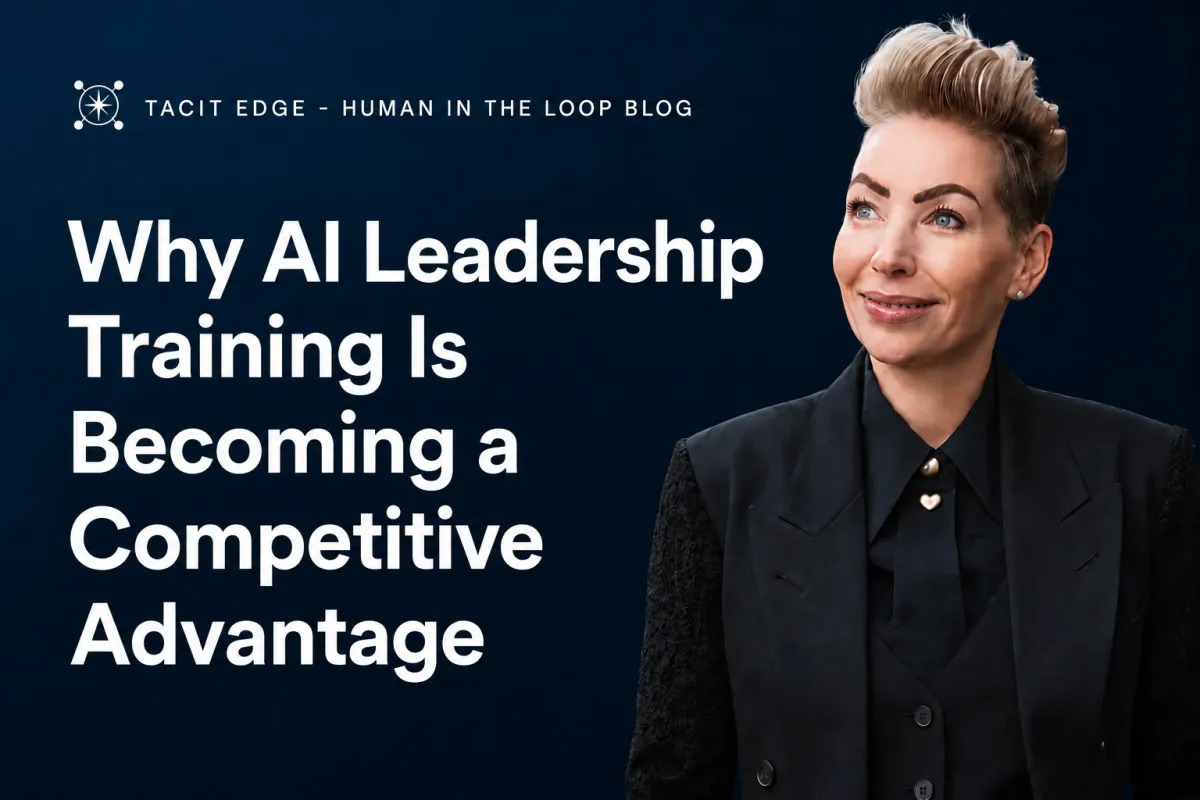 Why AI Leadership Training Is Becoming a Competitive Advantage