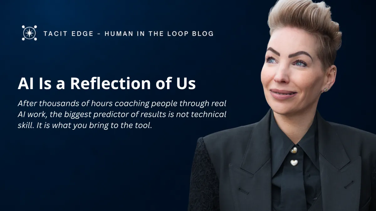 AI Is a Reflection of Us