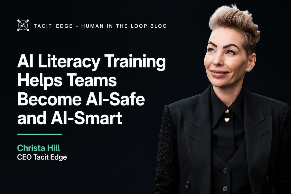 AI Literacy Training Helps Teams Become AI-Safe and AI-Smart