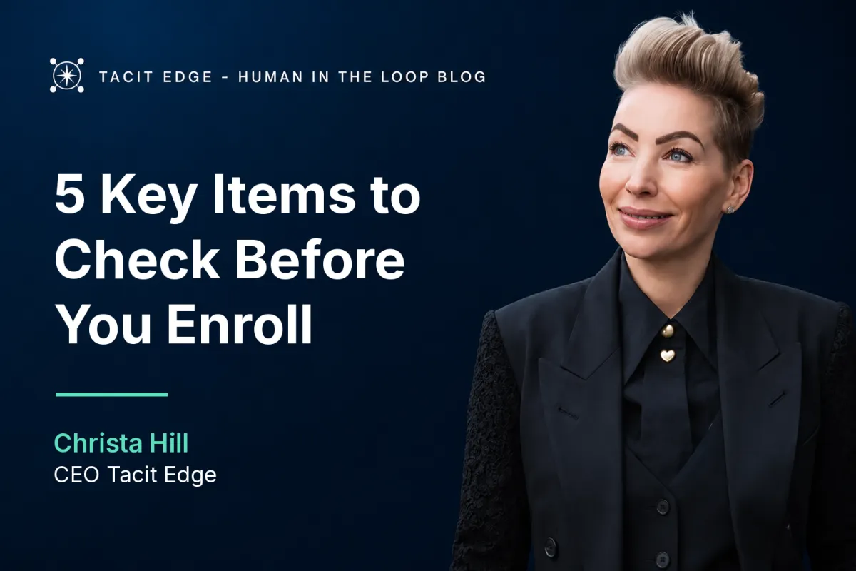 AI Training Certification: 5 Key Items to Check Before You Enroll