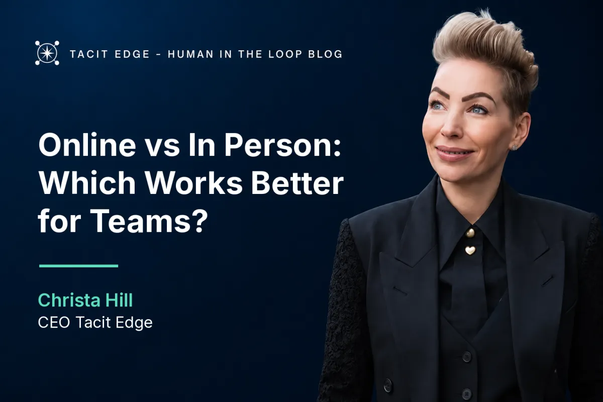 Online AI Training vs In Person: Which Works Better for Teams?