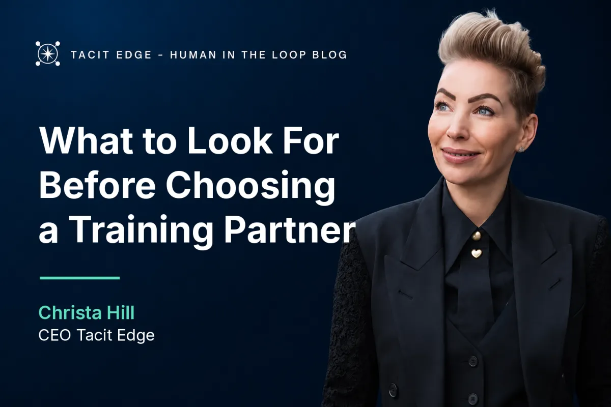 AI Training Companies: What to Look For Before Choosing a Partner