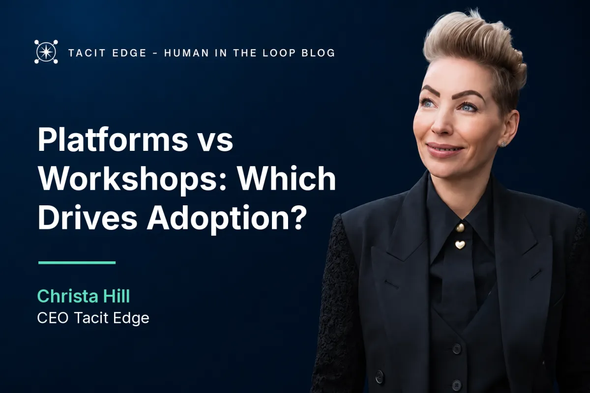 AI Training Platforms vs Workshops: Which Drives Real AI Adoption in Teams?