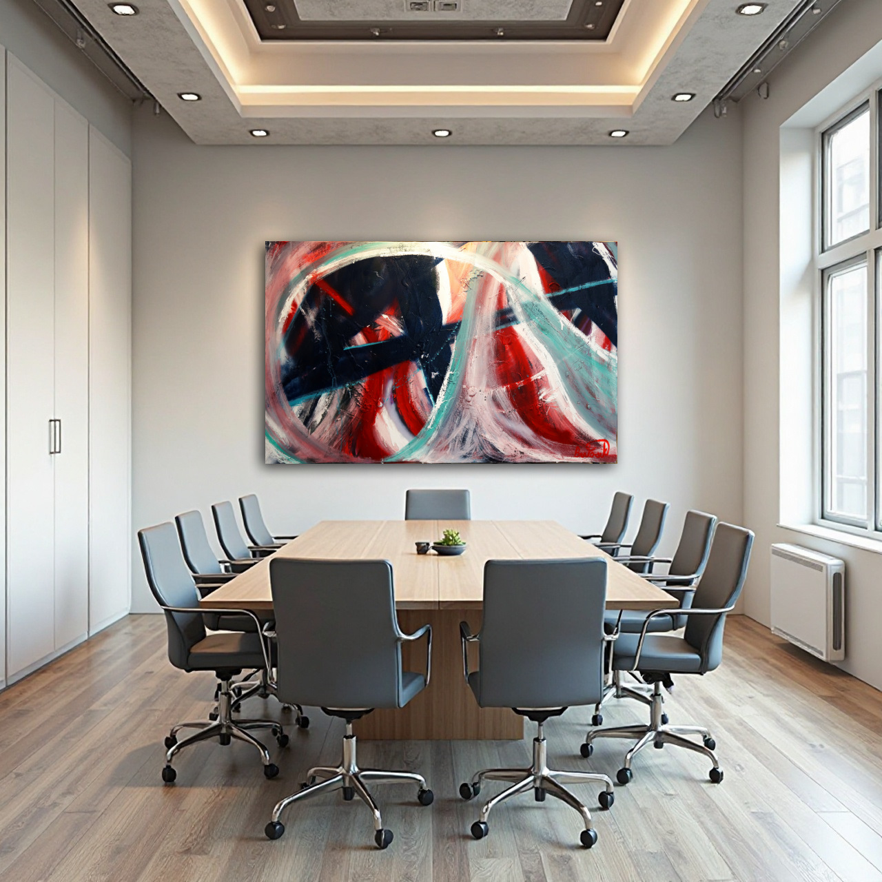 large contemporary painting