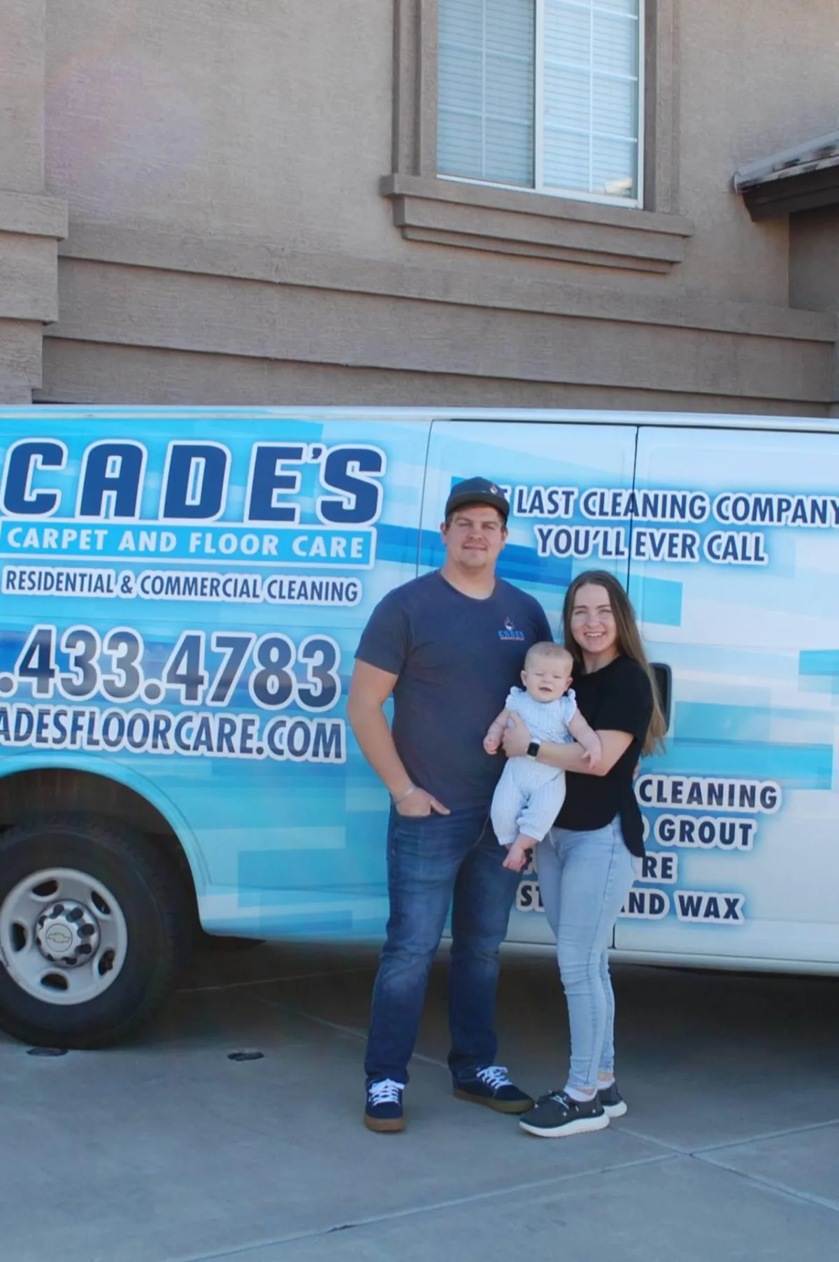 Cade, Founder of Cade's Carpet & Floor Care