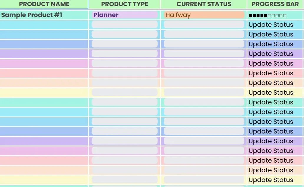 AI Launch Magic Spreadsheet Screenshot showing the 30 day launch plan